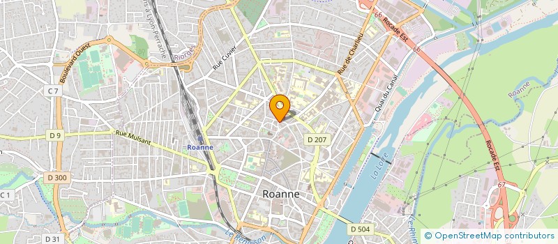 localisation de l'entreprise COMPAGNIE CLAIR'OBSCUR  ROANNE