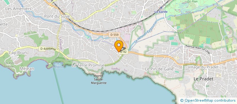 localisation de l'entreprise COMPAGNIE CLAIRE LUMIERE à LA GARDE