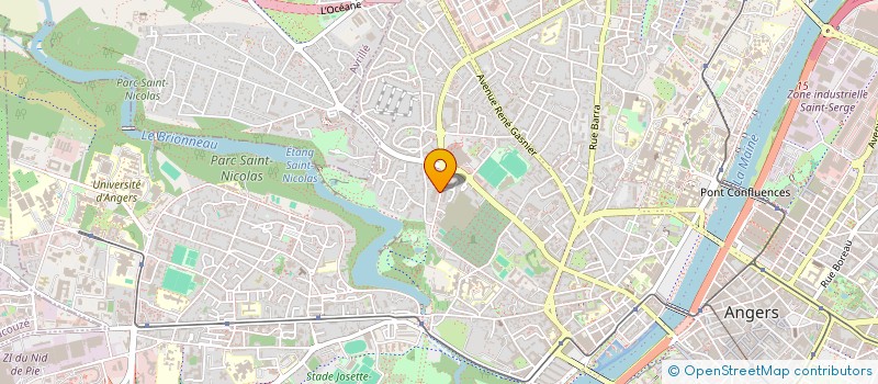 localisation de l'entreprise COMPAGNIE CLIN D'OEIL à ANGERS