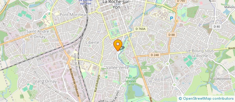 localisation de l'entreprise COMPAGNIE CLOU à LA ROCHE-SUR-YON