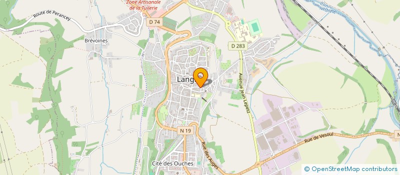 localisation de l'entreprise COMPAGNIE COINCIDANSE à LANGRES