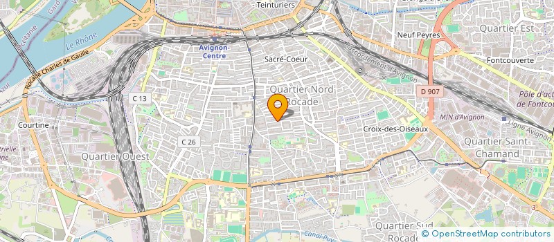 localisation de l'entreprise COMPAGNIE COLONEL CRUCIAL CLUB  AVIGNON