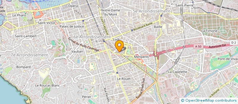 localisation de l'entreprise COMPAGNIE COMMERCIALE DE REPRESENTATION à MARSEILLE