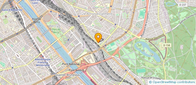 localisation de l'entreprise COMPAGNIE COMMERCIALE ET IMMOBILIERE  PARIS