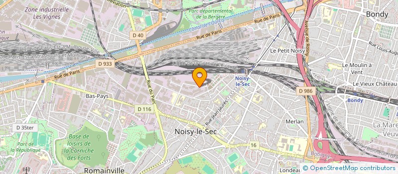 localisation de l'entreprise COMPAGNIE COMMERCIALE ET INDUSTRIELLE à NOISY-LE-SEC
