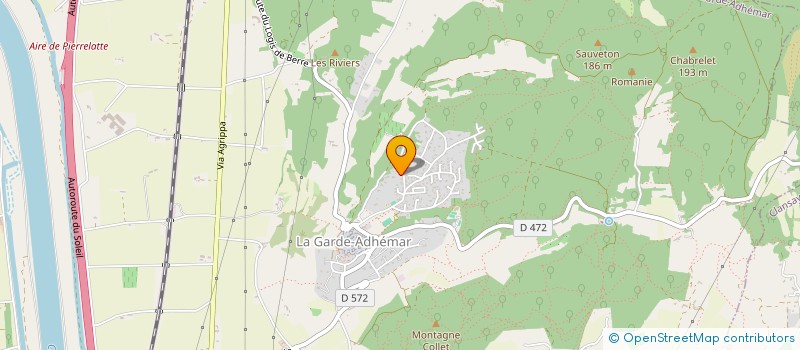 localisation de l'entreprise COMPAGNIE COMMISSAIRES ENQUETEURS DROME à LA GARDE-ADHEMAR