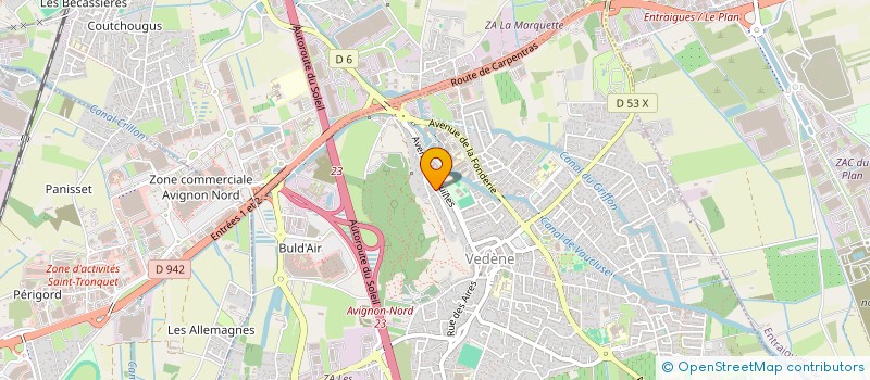 localisation de l'entreprise COMPAGNIE COMMUN INSTANT  VEDENE