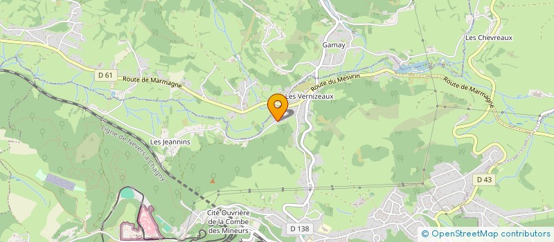localisation de l'entreprise COMPAGNIE COMPLICE EN SCENE à LE CREUSOT