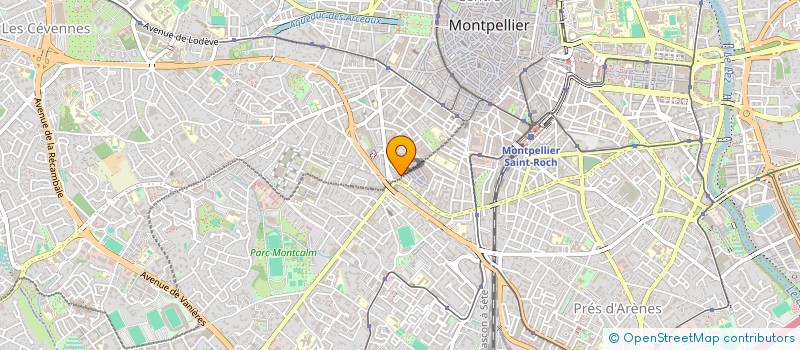 localisation de l'entreprise COMPAGNIE CORPS ITINERANTS à MONTPELLIER