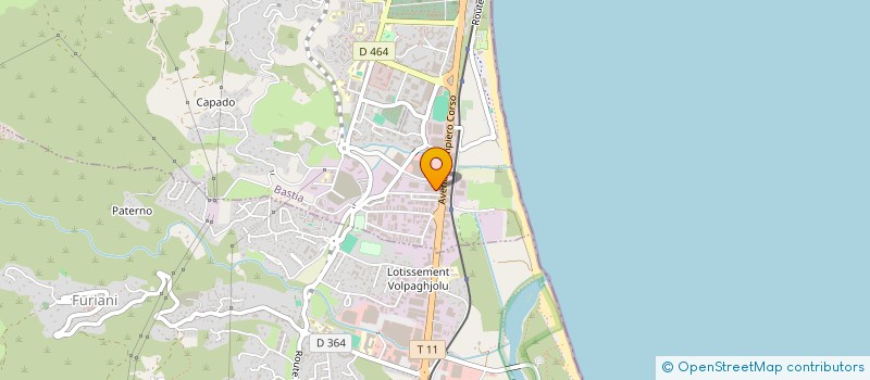 localisation de l'entreprise COMPAGNIE CORSE DES FERRAILLES à BASTIA