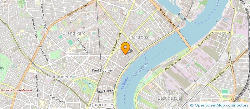 localisation de l'entreprise COMPAGNIE COSMA  BORDEAUX