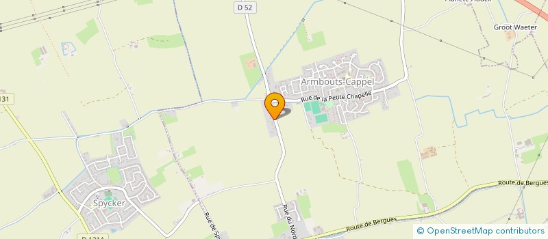 localisation de l'entreprise COMPAGNIE COSPLAY  ARMBOUTS-CAPPEL