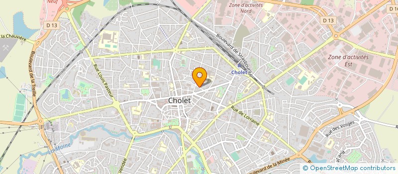 localisation de l'entreprise COMPAGNIE COTE COUR à CHOLET