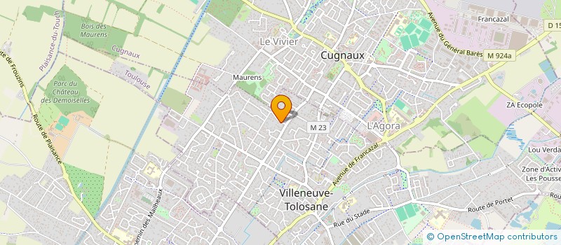 localisation de l'entreprise COMPAGNIE COTINE à VILLENEUVE TOLOSANE