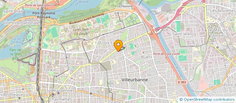 localisation de l'entreprise COMPAGNIE COUCOU C'EST NOUS  VILLEURBANNE