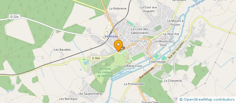 localisation de l'entreprise COMPAGNIE COUP 2 THEATRE à VALENCAY