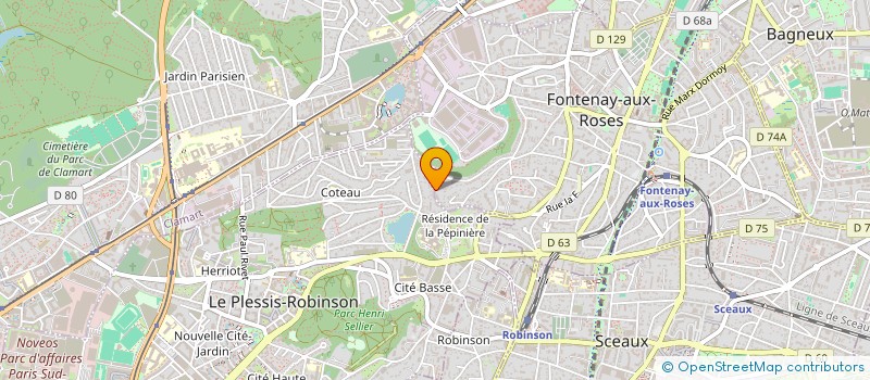 localisation de l'entreprise COMPAGNIE COYOTES à FONTENAY-AUX-ROSES