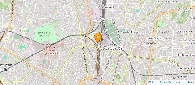 localisation de l'entreprise COMPAGNIE CRAYONS DE COULEUR à ORLEANS
