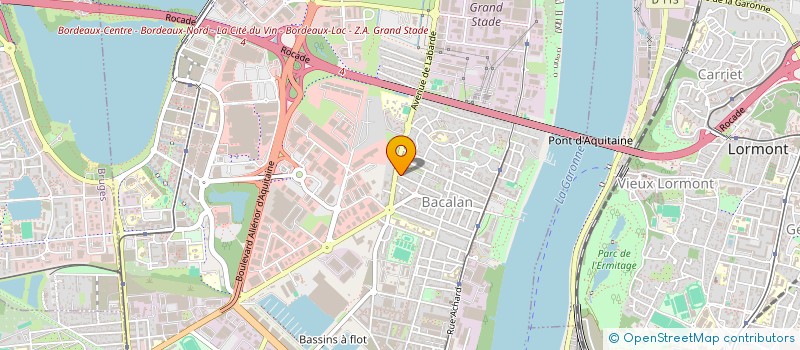 localisation de l'entreprise COMPAGNIE CRAZY R  BORDEAUX