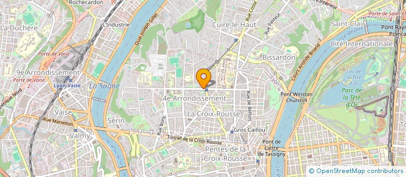 localisation de l'entreprise COMPAGNIE CREVE-COEUR  LYON
