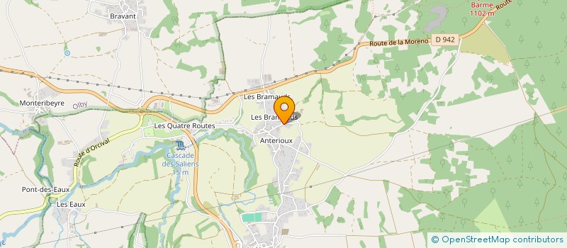 localisation de l'entreprise COMPAGNIE D AFFINAGE DES ARVERNES à PERPEZAT