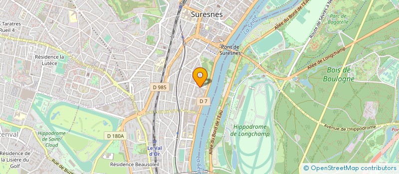 localisation de l'entreprise COMPAGNIE D'AFFRETEMENT ET DE TRANSPORT à SURESNES