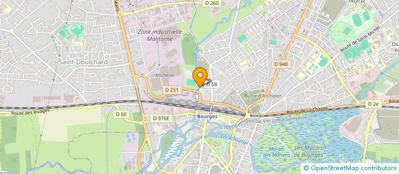 localisation de l'entreprise COMPAGNIE D'ALISTRO  BOURGES