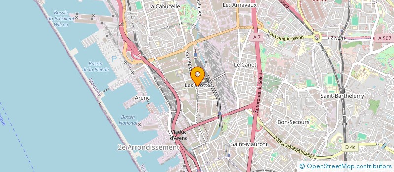 localisation de l'entreprise COMPAGNIE D'APPROVISIONNEMENT DES SOCIETES EXTERIEURES à MARSEILLE