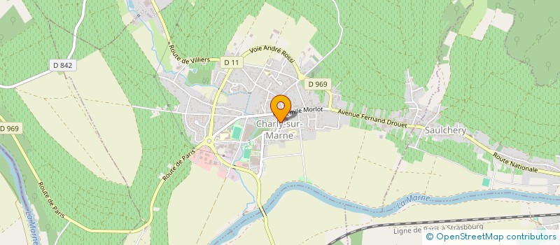 localisation de l'entreprise COMPAGNIE D'ARC CHARLY SUR MARNE à CHARLY-SUR-MARNE