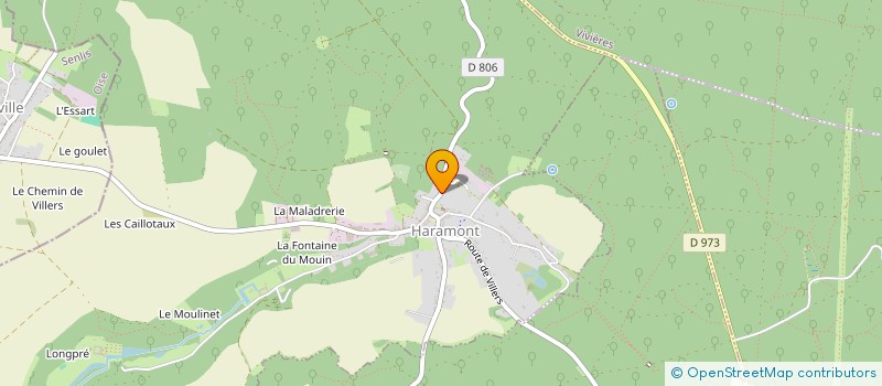 localisation de l'entreprise COMPAGNIE D'ARC D'HARAMONT  HARAMONT