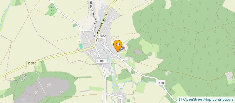 localisation de l'entreprise COMPAGNIE D'ARC DE BILLY SUR OURCQ  BILLY-SUR-OURCQ