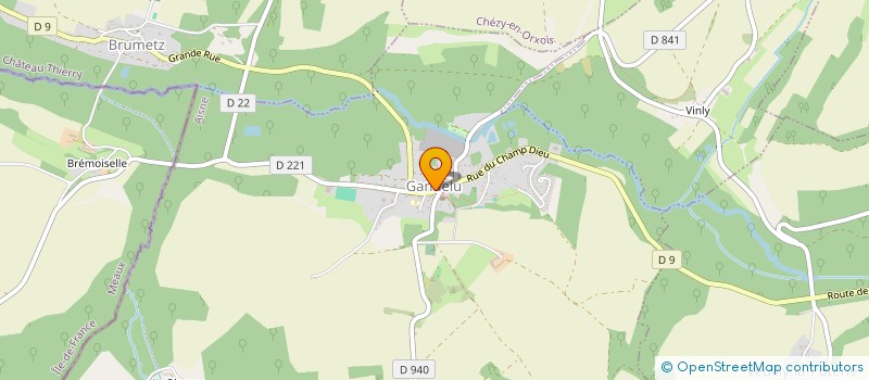 localisation de l'entreprise COMPAGNIE D'ARC DE MONTIGNY-L'ALLIER  MONTIGNY-L'ALLIER