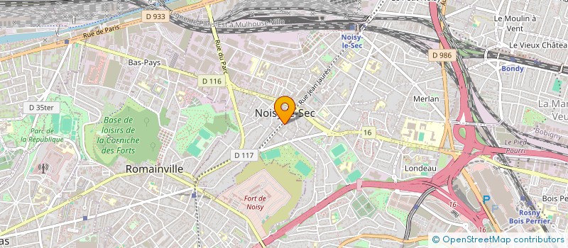 localisation de l'entreprise COMPAGNIE D ARC DE NOISY LE SEC à NOISY-LE-SEC