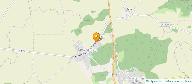 localisation de l'entreprise COMPAGNIE D'ARC DE PARCY-TIGNY  PARCY-ET-TIGNY