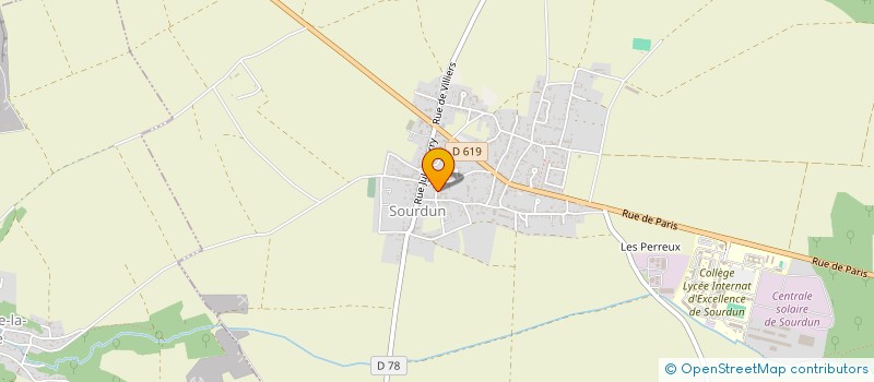 localisation de l'entreprise COMPAGNIE D'ARC DE PROVINS  SOURDUN