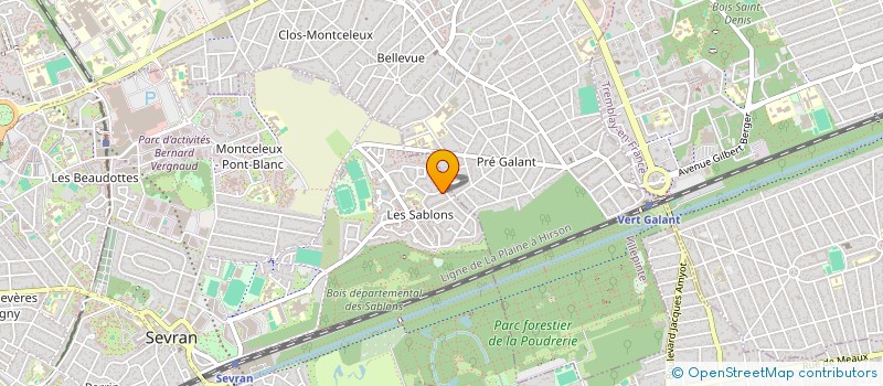 localisation de l'entreprise COMPAGNIE D'ARC DE SEVRAN à SEVRAN