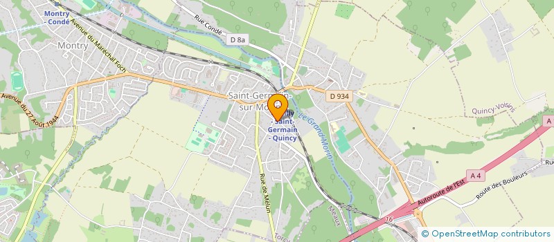 localisation de l'entreprise COMPAGNIE D ARC DE ST GERMAIN SUR MORIN  SAINT-GERMAIN-SUR-MORIN