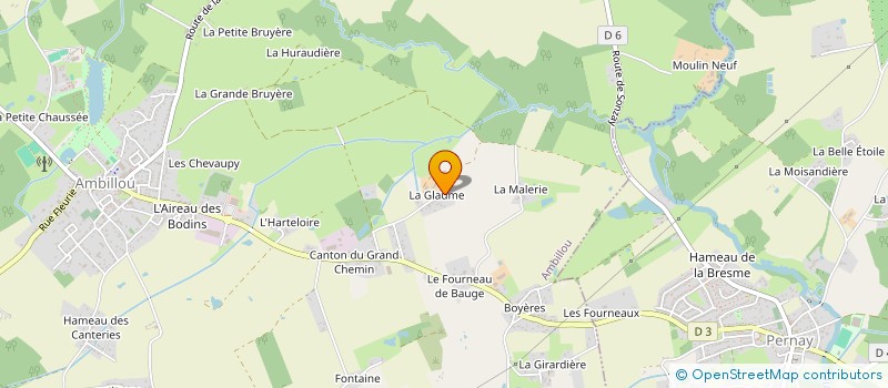 localisation de l'entreprise COMPAGNIE D'ARC DU VAL DE LOIRE DE MONTLOUIS-SUR-LOIRE  AMBILLOU