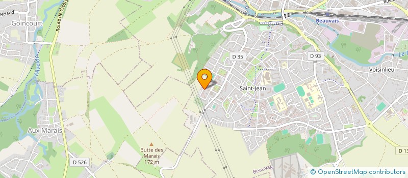 localisation de l'entreprise COMPAGNIE D ARC JEANNE HACHETTE  BEAUVAIS