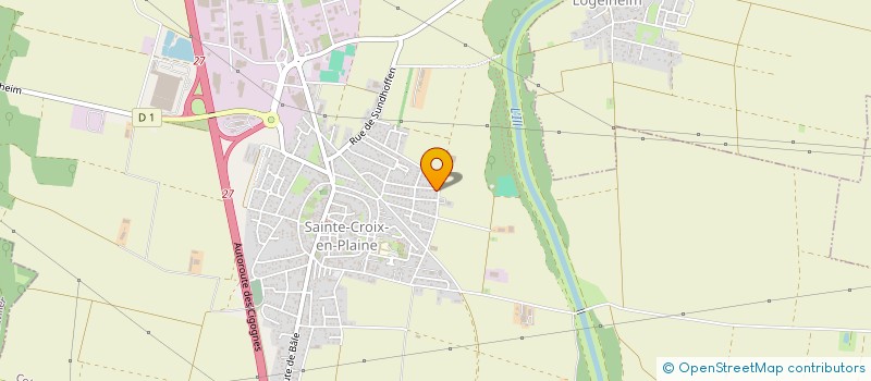 localisation de l'entreprise COMPAGNIE D ARC STE CROIX EN PLAINE  SAINTE-CROIX-EN-PLAINE