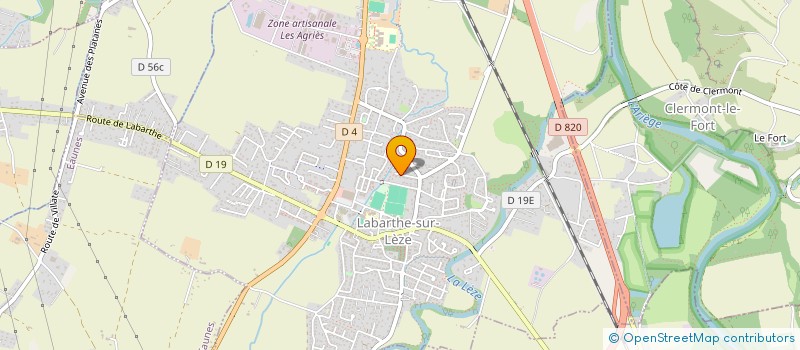 localisation de l'entreprise COMPAGNIE D'ARCHERS DE MURET à LABARTHE-SUR-LEZE