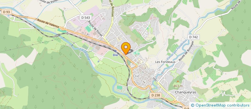 localisation de l'entreprise COMPAGNIE D'ARCHERS DU DIOIS  DIE