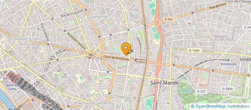 localisation de l'entreprise COMPAGNIE D ARLEQUIN  PARIS