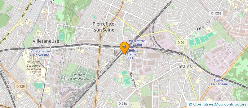 localisation de l'entreprise COMPAGNIE D'EMBALLAGE ET RECYCLAGE à STAINS
