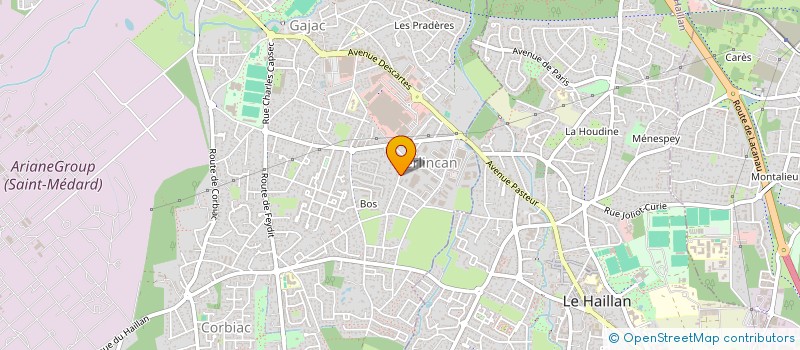 localisation de l'entreprise COMPAGNIE D'ENERGIE EN AQUITAINE à SAINT-MEDARD-EN-JALLES