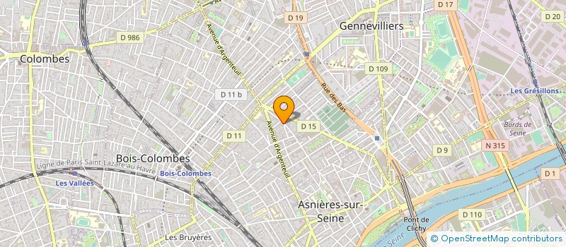 localisation de l'entreprise COMPAGNIE D'ENERGIE SOLAIRE  ASNIERES-SUR-SEINE
