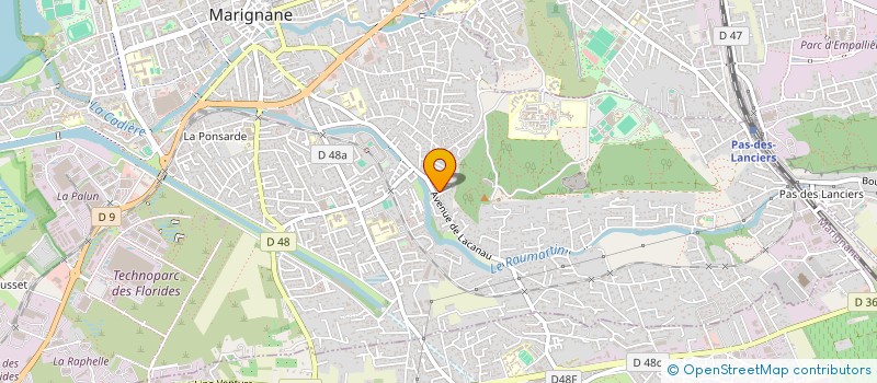 localisation de l'entreprise COMPAGNIE D'EQUIPEMENT PROF EURO FRANCE à MARIGNANE