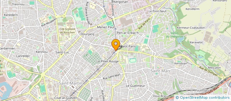 localisation de l'entreprise COMPAGNIE D'ETHERS OUBLIES à BREST