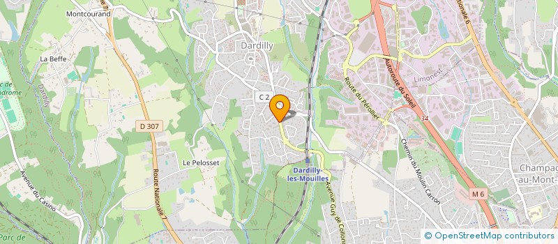 localisation de l'entreprise COMPAGNIE D'ETUDES ET DE PARTICIPATIONS à DARDILLY