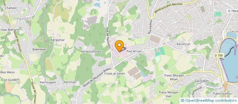 localisation de l'entreprise COMPAGNIE D'ICI ET D'AILLEURS  LOUANNEC